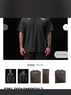 Men's Tech Essential T-Shirt — Charcoal